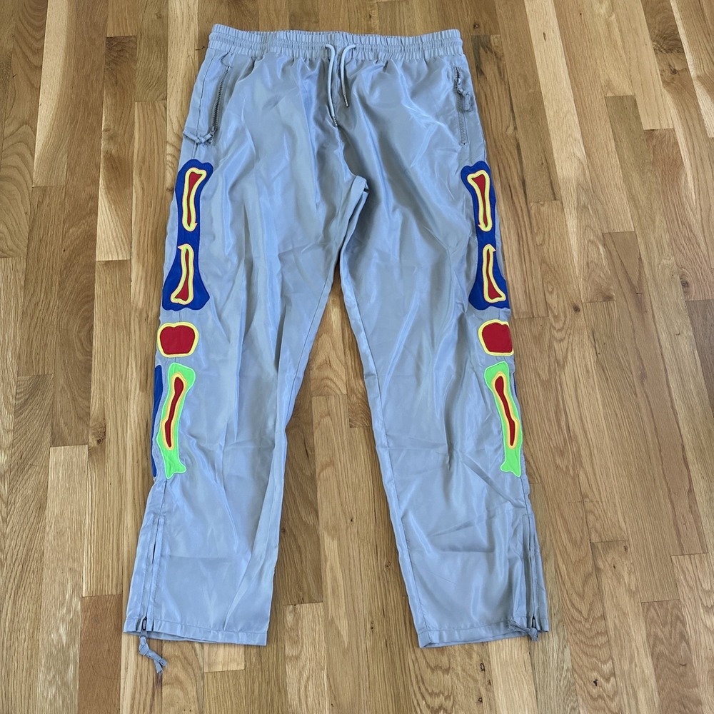 Hollywood Hunna HWLD Pants‎ Medium Leg Bone 100% Nylon XL  Measures 36x32